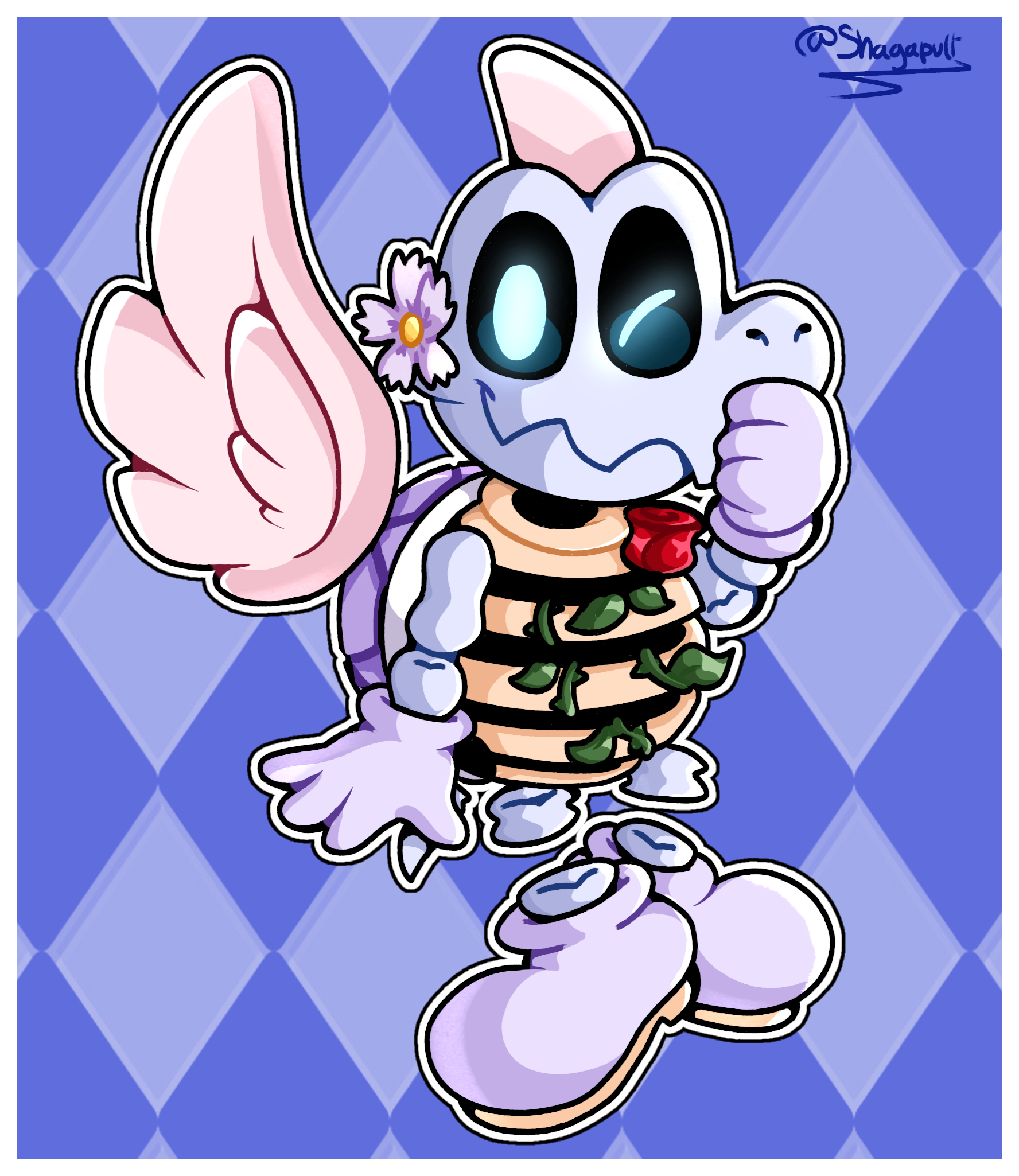 my commission to shagapult of my dry bones sona :3
